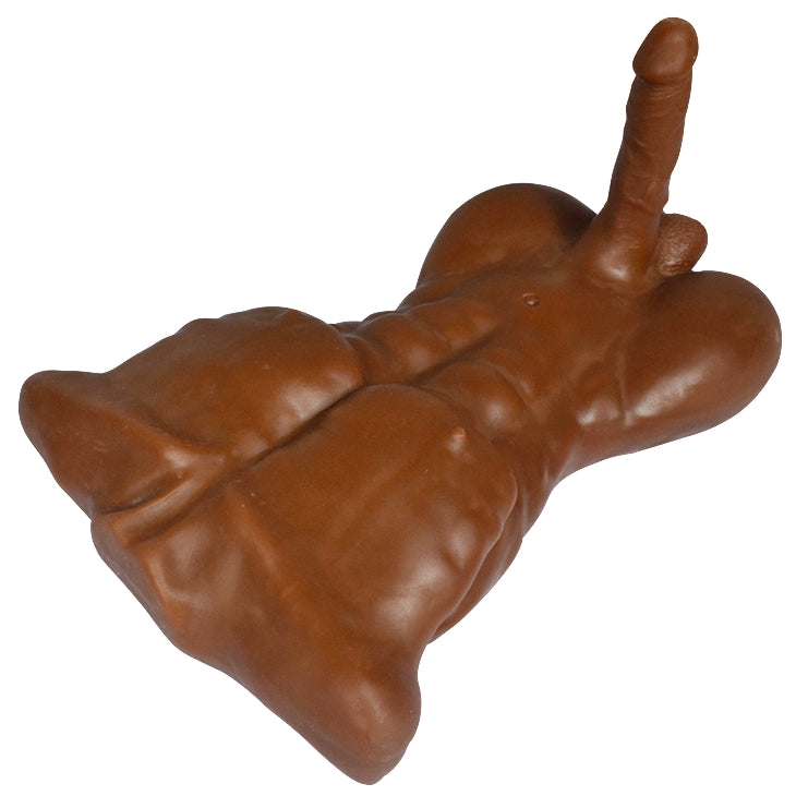 Ebony Chest and Penis